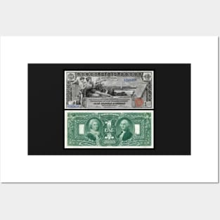 1896 $1 Dollar Silver Certificate Posters and Art